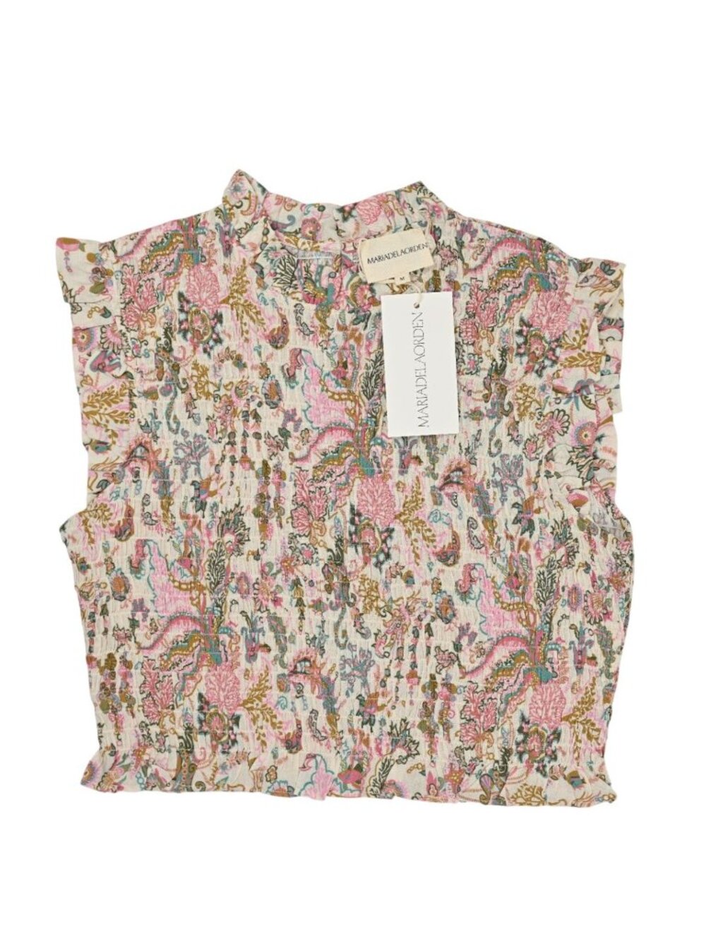 Maria de la Orden Margo Top in Liberty Ocean Deep